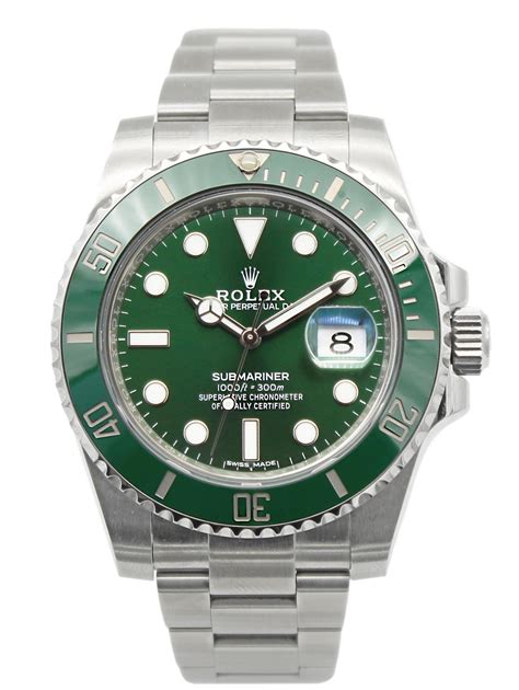 green hulk submariner rolex|rolex hulk original price.